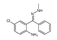 2-Amino-5-chlorbenzophenonmethylhydrazon结构式