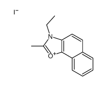 3-ethyl-2-methylbenzo[g][1,3]benzoxazol-3-ium,iodide Structure