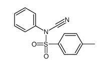 N-氰基-4-甲基-N-苯基苯磺酰胺结构式
