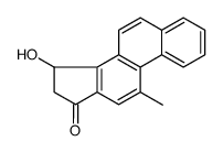 15-hydroxy-11-methyl-15,16-dihydrocyclopenta[a]phenanthren-17-one结构式