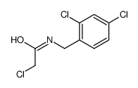 2-氯-N-(2,4-二氯苄基)乙酰胺结构式
