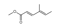 methyl sorbate结构式