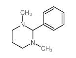 1,3-dimethyl-2-phenyl-1,3-diazinane Structure