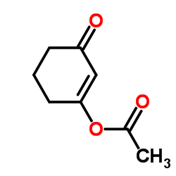 3-乙酰氧基-2-环己烯基-1-酮结构式