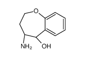 (4R,5R)-4-amino-2,3,4,5-tetrahydro-1-benzoxepin-5-ol Structure