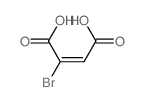 2-Butenedioic acid,2-bromo-, (2E)- Structure