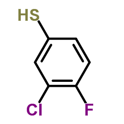 3-氯-4-氟苯硫酚结构式