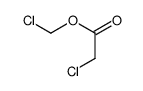 chloromethyl 2-chloroacetate结构式