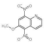 6-methoxy-5,8-dinitro-quinoline Structure