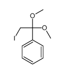 (2-iodo-1,1-dimethoxyethyl)benzene Structure