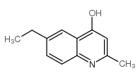 6-乙基-2-甲基喹啉-4-醇结构式