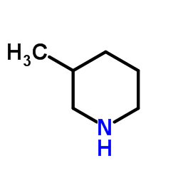 3-甲基哌啶结构式