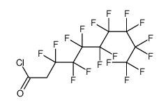 3,3,4,4,5,5,6,6,7,7,8,8,9,9,10,10,10-heptadecafluorodecanoyl chloride结构式
