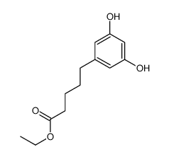 ethyl 5-(3,5-dihydroxyphenyl)pentanoate结构式