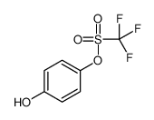 (4-hydroxyphenyl) trifluoromethanesulfonate Structure