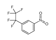 1-nitro-3-(1,1,2,2,2-pentafluoroethyl)benzene Structure