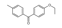 (4-ethoxyphenyl)-(4-methylphenyl)methanone结构式