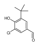 5-(tert-butyl)-3-chloro-4-hydroxybenzaldehyde Structure