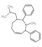 3-Azocinemethanamine,1,2,3,4,5,8-hexahydro-N,N,1-trimethyl-2,8-diphenyl- Structure