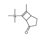 7-methyl-6-trimethylsilylbicyclo[3.2.0]hept-6-en-4-one结构式