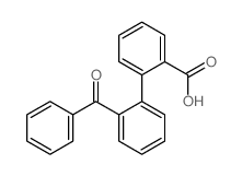 2-(2-benzoylphenyl)benzoic acid结构式