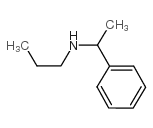 N-(1-phenylethyl)propan-1-amine结构式