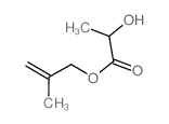 2-methylprop-2-enyl 2-hydroxypropanoate结构式
