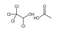 acetic acid,1,2,2,2-tetrachloroethanol Structure