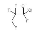 1,1-dichloro-1,2,2,3-tetrafluoropropane结构式