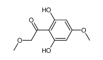 1-(2,6-dihydroxy-4-methoxy-phenyl)-2-methoxy-ethanone Structure