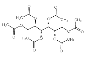 D-Glucitol,1,2,3,4,5,6-hexaacetate structure