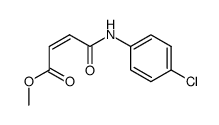 N-(4-chloro-phenyl)-maleamic acid methyl ester结构式