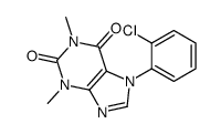 7-(2-chlorophenyl)-1,3-dimethylpurine-2,6-dione Structure