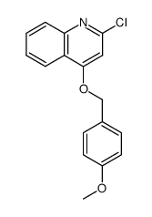 2-chloro-4-(4-methoxybenzyloxy)quinoline Structure