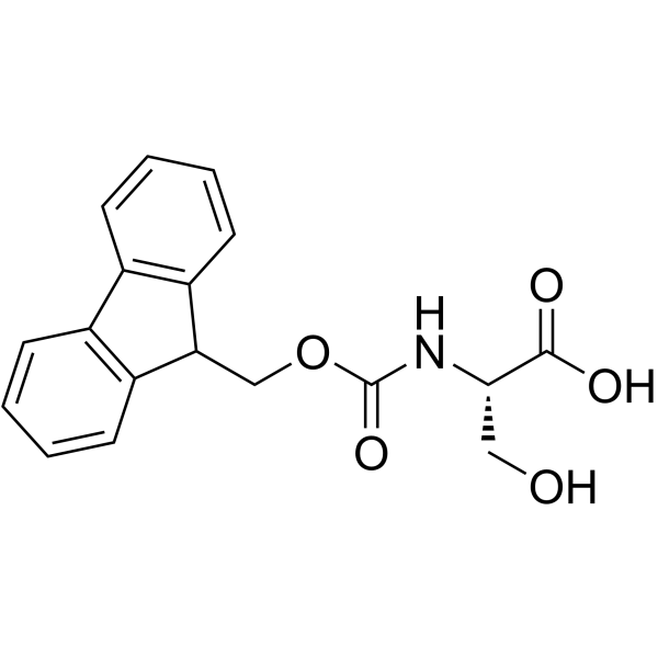 Fmoc-L-丝氨酸结构式
