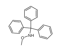 N-trityl-O-methylhydroxylamine Structure