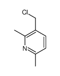3-(Chloromethyl)-2,6-dimethylpyridine Structure