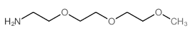 2-(2-(2-甲氧基乙氧基)乙氧基)乙胺结构式