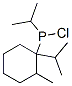 (1-Methylethyl)[methyl(1-methylethyl)cyclohexyl]phosphinous chloride结构式