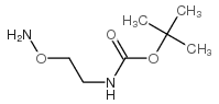 (2-(氨基氧基)乙基)氨基甲酸叔丁酯结构式