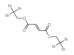 bis(2,2,2-tribromoethyl) but-2-enedioate Structure