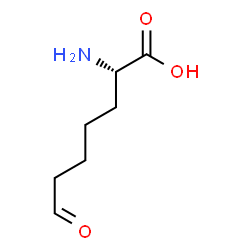 Heptanoic acid, 2-amino-7-oxo-, (2S)- (9CI) Structure