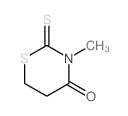 2H-1,3-Thiazine-2,4(3H)-dione, dihydro-3-methyl-2-thio-结构式