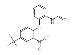 Formamide,N-[2-[[2-nitro-4-(trifluoromethyl)phenyl]thio]phenyl]-结构式