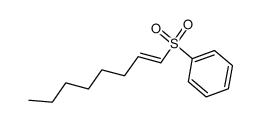 [(trans-oct-1-ene)-1-sulfonyl]benzene结构式