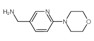(6-吗啉吡啶-3-基)甲胺结构式