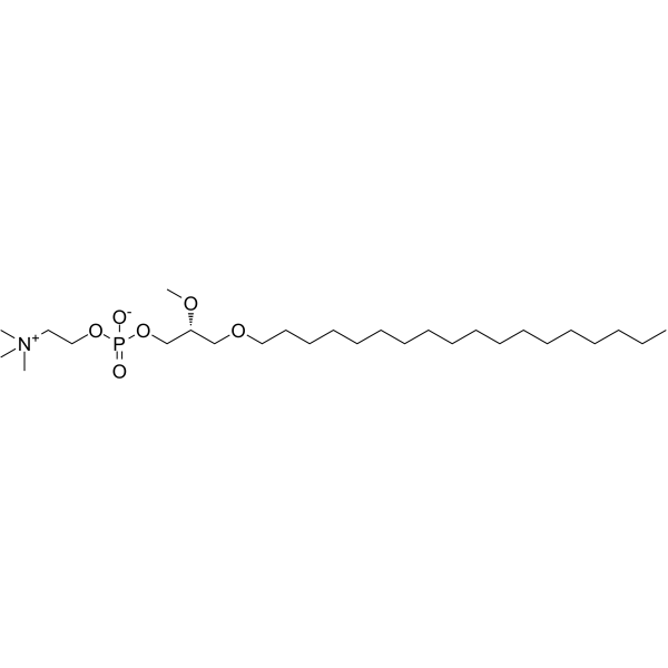 1-O-十八烷基-2-O-甲基-sn-甘油-3-磷酸胆碱图片