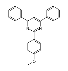 2-(4-methoxyphenyl)-4,6-diphenylpyrimidine Structure