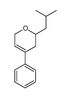 2-Isobutyl-4-phenyl-3,6-dihydro-2H-pyrane Structure