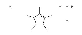 carbanide,iridium,1,2,3,4,5-pentamethylcyclopenta-1,3-diene结构式